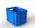 Ящик 400*300*270 мм. сплошной штабелируемый синий /1/50/